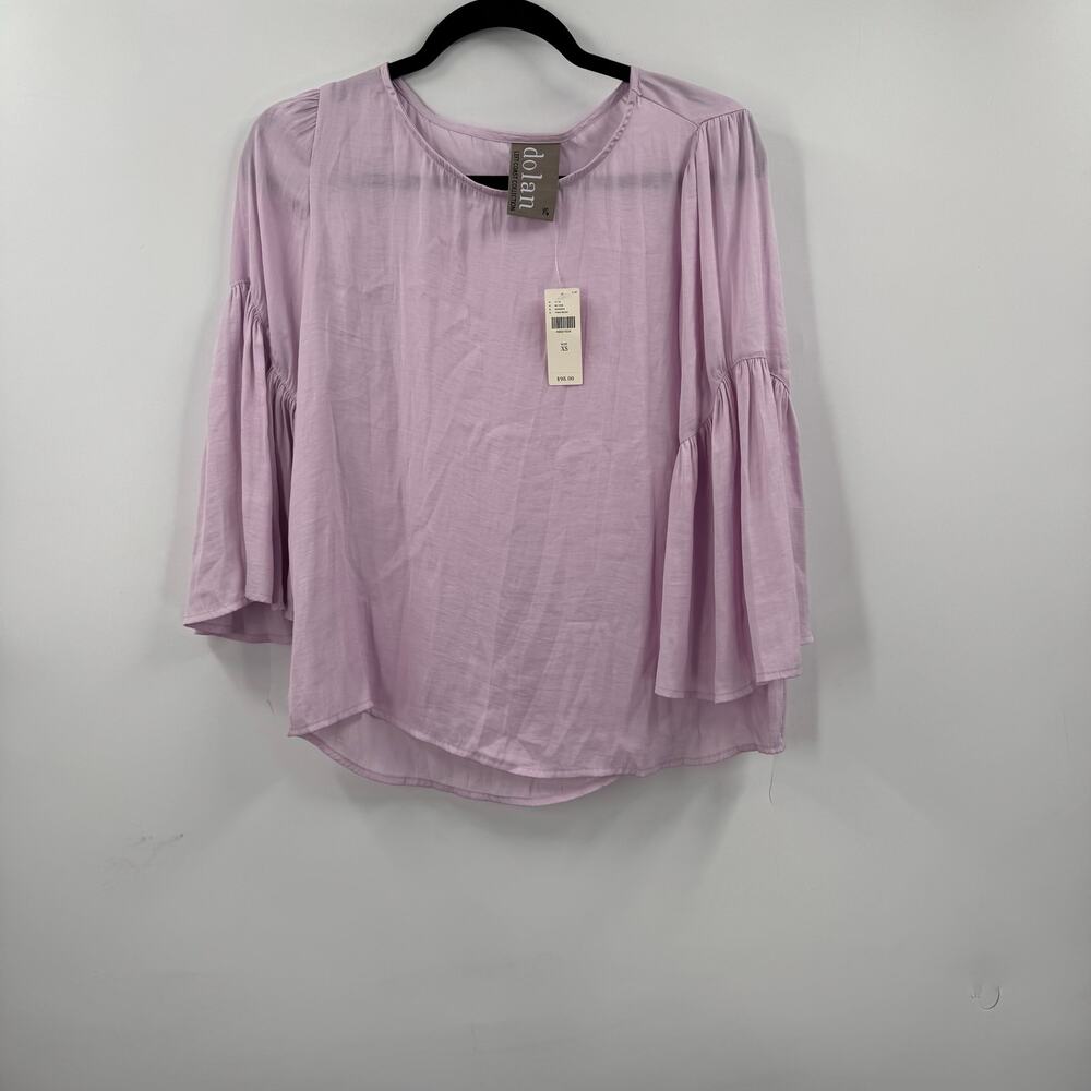 NWT Dolan light pink bell sleeve blouse